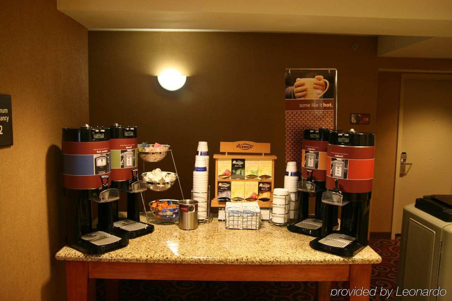 Hampton Inn Dubuque Restaurang bild